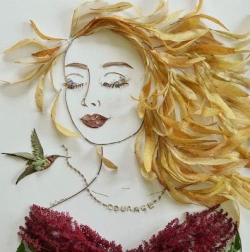 Осенние поделки из листьев в школу простые и сложные