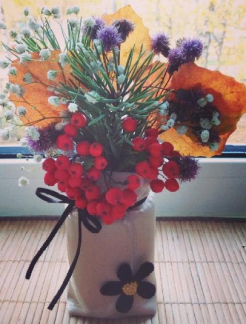 Композиция своими руками осень. Осенние композиции – поделки с ТЫКВАМИ. 06