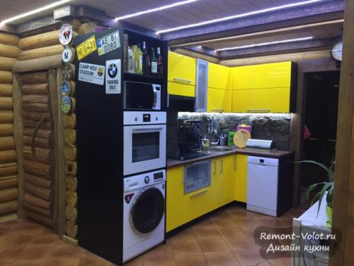 Интерьер кухни в деревянном доме с деревянной отделкой внутри красиво. 20 вариантов дизайна кухни в деревянном доме. Интересные решения