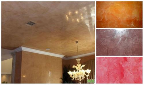 Фактурная шпаклевка стен. Применение фактурных и структурных валиков 03