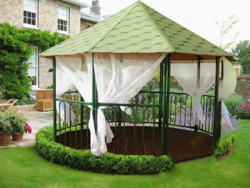 Беседка для дачи. Беседки для дачи — простые, недорогие и стильные варианты своими руками (115 фото)