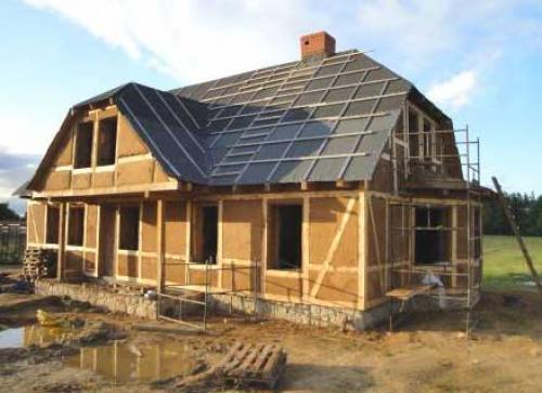 Каркасно-глинобитный дом. Как построить Глинобитный, быстровозводимый каркасный дом своими руками: утепление глиной+солома — Видео