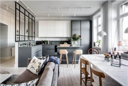 Кухня студия с перегородкой. 11 советов дизайна и обустройства кухни-студии