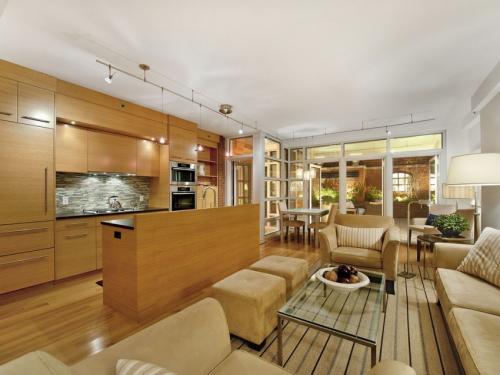 Дизайн студии комнаты с кухней. Базовые принципы оформления