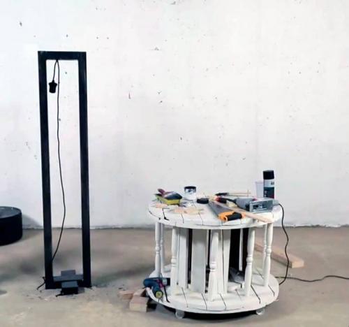 Крепление торшера своими руками. В стиле стим-панк