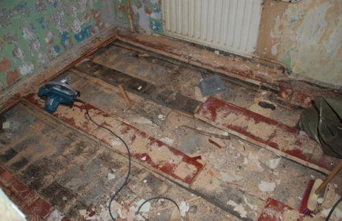 Реставрация пола в хрущевке. Особенности устройства пола