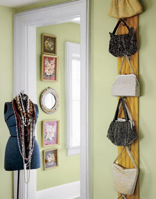 Идеи хранения сумочек 12