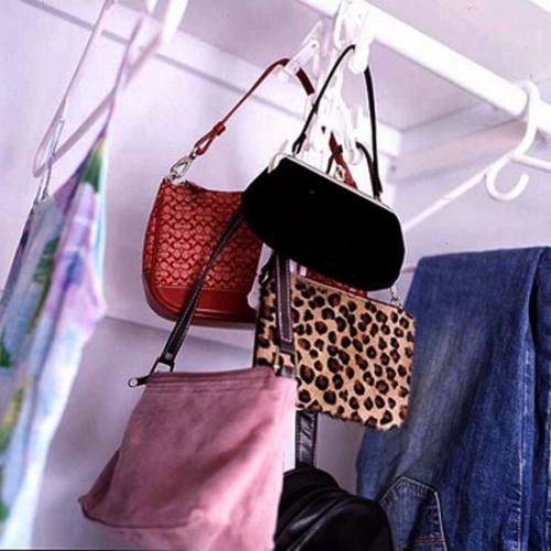 Идеи хранения сумочек 13