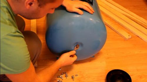 Замена груши в насосной станции. Порядок действий