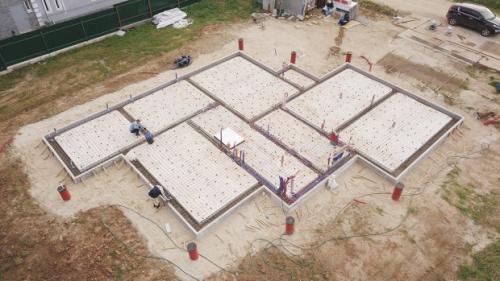 Плита фундаментная шведская. Устройство утеплённой опалубки 06 Плита фундаментная шведская. Устройство утеплённой опалубки 06