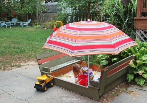 Тент для песочницы своими руками. Из чего делаются песочницы своими руками: фото и советы