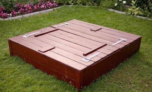 Песочница с крышкой своими руками пошаговая инструкция. Песочница-трансформер со складной крышкой