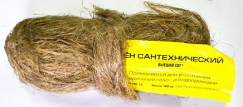 Как наматывать лен на резьбу