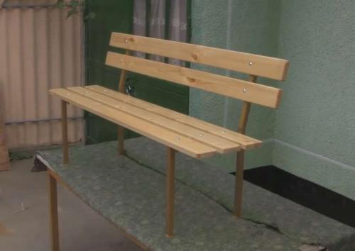 Скамейка своими руками из профильной трубы. Сборка лавочки без спинки 01 Скамейка своими руками из профильной трубы. Сборка лавочки без спинки 01