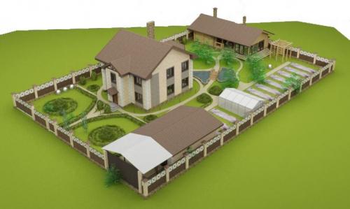 Дизайн участка загородного дома 15 соток своими руками. Планировка участка 15 соток — пошаговая инструкция, как обустроить свой участок под ключ! (фото и видео)