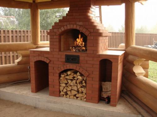 Садовая печь-барбекю из кирпича с мангалом чертежи. Барбекю из кирпича своими руками — секреты мастера, как сделать уличный комплекс мангал и печь-барбекю из кирпича самостоятельно! (фото и видео)