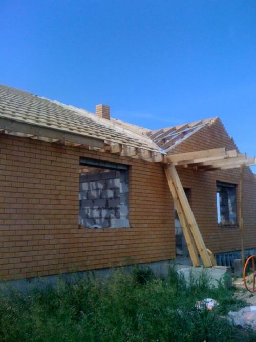 Примыкание двух крыш. 08 Примыкание двух крыш. 08