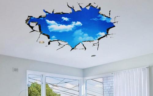 Можно ли на натяжной потолок клеить скотч на. Что можно наклеить на натяжной потолок, а чего лучше избегать? 02