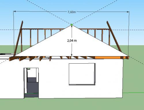 Примыкание двух крыш. 01 Примыкание двух крыш. 01