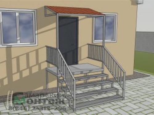 Изготовить крыльцо из металла. Определяемся с конструкцией и её параметрами 08 Изготовить крыльцо из металла. Определяемся с конструкцией и её параметрами 08