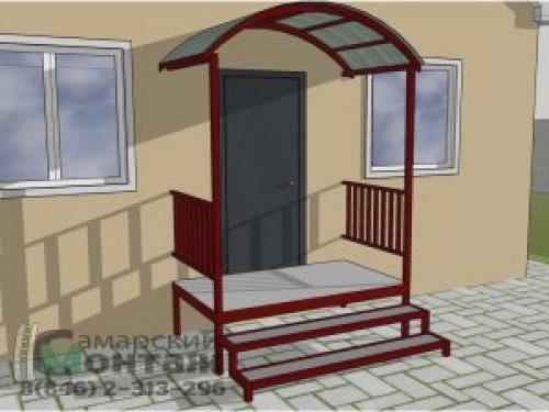 Изготовить крыльцо из металла. Определяемся с конструкцией и её параметрами 07 Изготовить крыльцо из металла. Определяемся с конструкцией и её параметрами 07