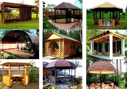 Проекты беседки с мангалом. Дизайнерские решения 04 Проекты беседки с мангалом. Дизайнерские решения 04