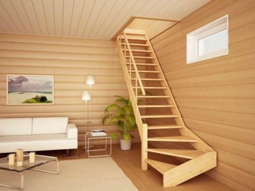 Строим лестницу с поворотом на второй этаж своими руками. Тип лестницы: особенности выбора