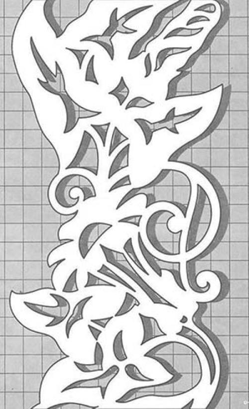 Трафареты для вырезки из фанеры. Трафареты для резьбы по дереву