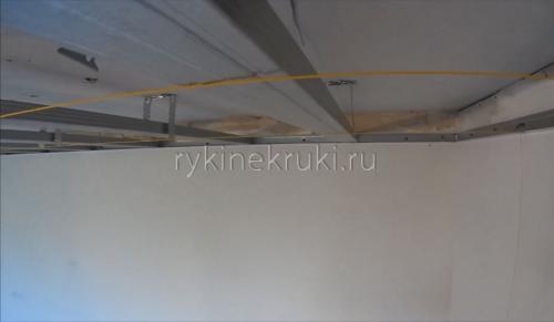 Каркас для потолка из гипсокартона схема. Уро.  Как сделать каркас для гипсокартона на потолке