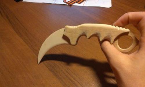 Керамбит чертёж для вырезки из фанеры. Нож керамбит: особенности