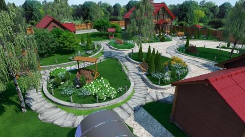 Ландшафтный дизайн участка загородного дома — смотрите примеры оформления и советы по декору от профи (110 фото + видео)