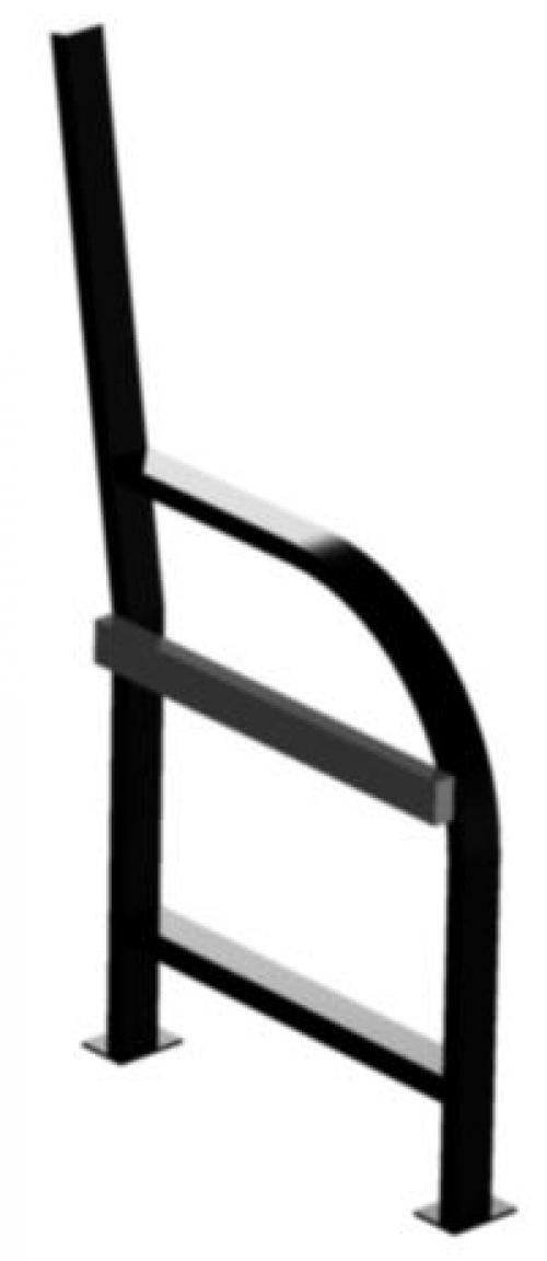 Чертеж скамейки из профильной трубы с спинкой. Скамья со спинкой из профильной трубы