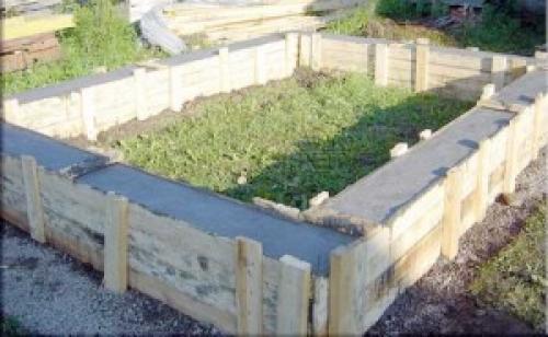 Фундамент для гаража с ямой. Фундамент ленточный под гараж