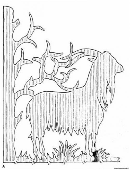 Выпиливание лобзиком чертежи животных. Инструменты для резьбы по дереву