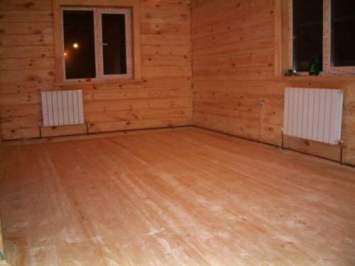 Чем застелить деревянный пол на даче. Деревянный пол