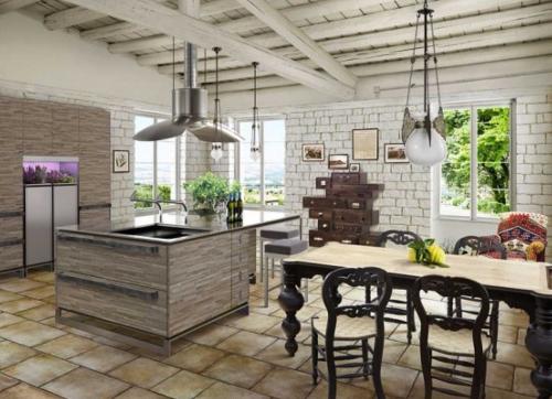 Как отделать потолок с балками. Стили интерьеров, где балочные конструкции наиболее уместны