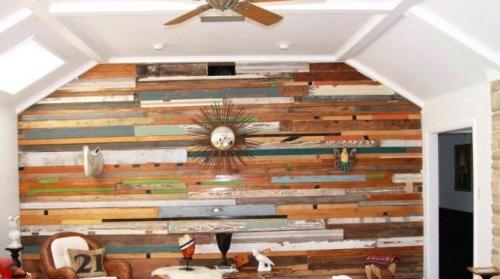 Какие цвета краски лучше использовать для декор на стене из дерева. Покраска вагонки внутри дома в разные цвета: красивые идеи в интерьере