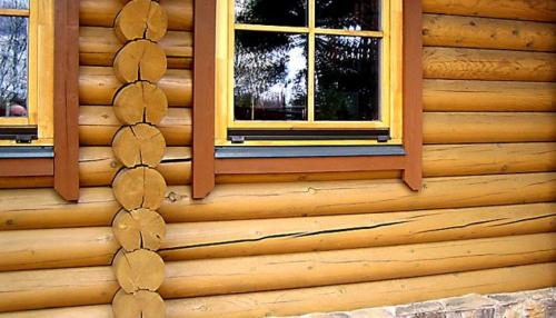 Как определить степень растрескивания брёвен и когда нужно срочно принимать меры. Почему появляются трещины в бревне деревянного сруба дома?