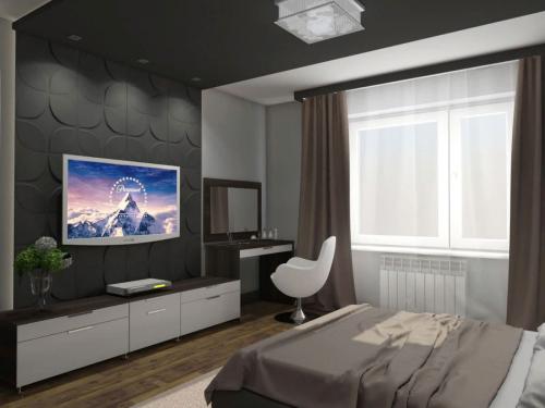 Интерьер мужской спальни в 2022 году. Cтили интepьepa для мyжcкoй кoмнaты 01