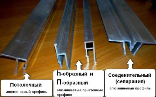 Натяжные потолки потеря высоты. Влияние профиля на высоту натяжного потолка