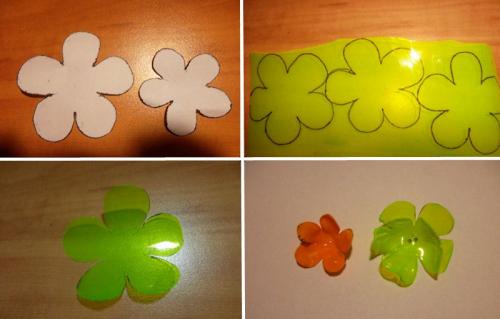 Цветы из пластиковых бутылок МК. Вариант 2 – вьющиеся цветы.