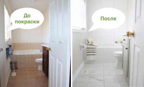 Как изменить цвет плитки на кухне. Как покрасить кафельную плитку в ванной или на кухне