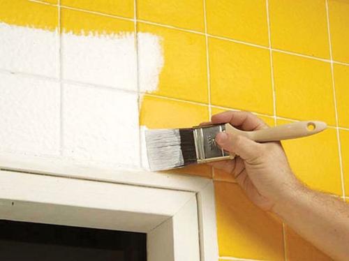 Краска по плитке для стен в кухне и ванной. Краска для плитки: виды, как выбрать, чем и как правильно покрасить