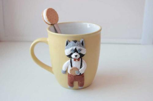 Посуда из полимерной глины своими руками. Кружка из полимерной глины — мастер-класс оформления и варианты декора самодельных кружек (120 фото)