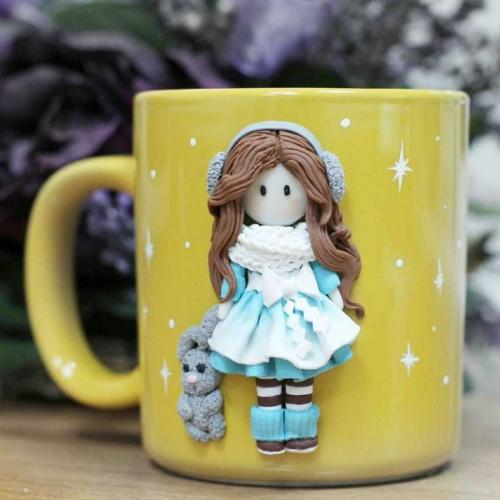 Посуда из полимерной глины своими руками. Кружка из полимерной глины — мастер-класс оформления и варианты декора самодельных кружек (120 фото)