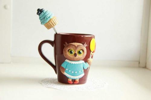 Посуда из полимерной глины своими руками. Кружка из полимерной глины — мастер-класс оформления и варианты декора самодельных кружек (120 фото)