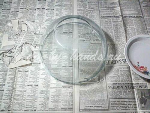 Как сделать посуду из бумаги. Тарелка в технике Папье маше