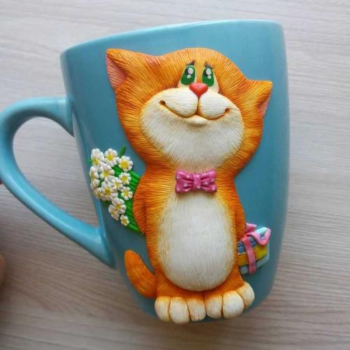 Посуда из полимерной глины своими руками. Кружка из полимерной глины — мастер-класс оформления и варианты декора самодельных кружек (120 фото)