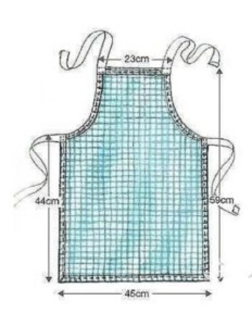 Какие бывают фартуки из ткани. Фасоны фартуков