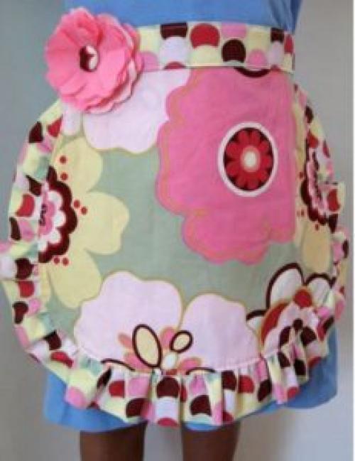 Какие бывают фартуки из ткани. Фасоны фартуков